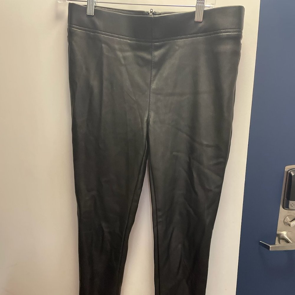 Ann Taylor Loft Leather Leggings